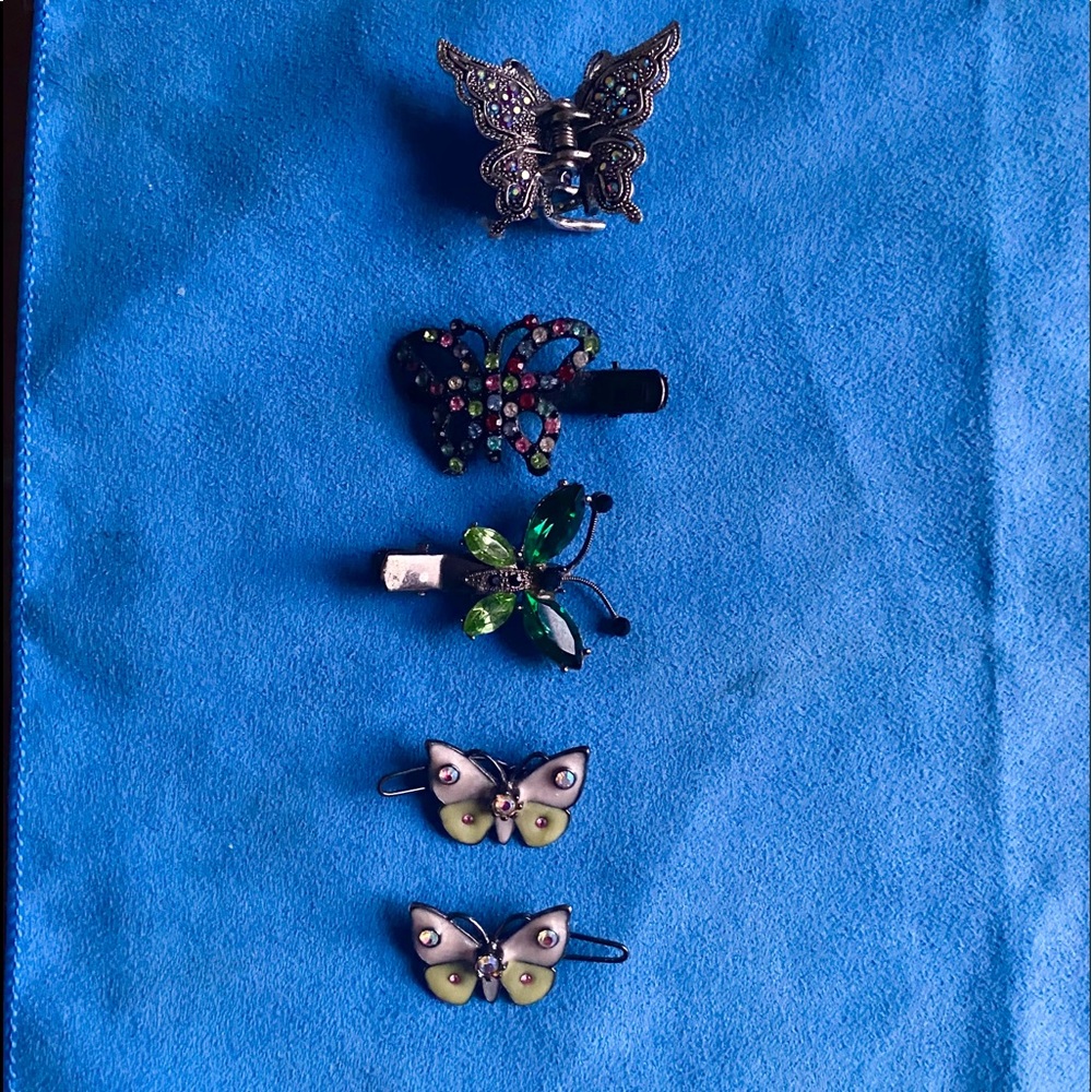 5 1inch Rhinestone barrettes
